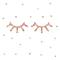 RoomMates Eyelash Peel & Stick Glitter Wall Decals